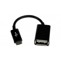  Adapteris from ''microUSB'' to USB (OTG) black 